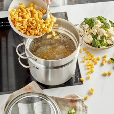 Pasta Pot Demeyere Resto 3 Stainless Steel 24 cm (2-piece set